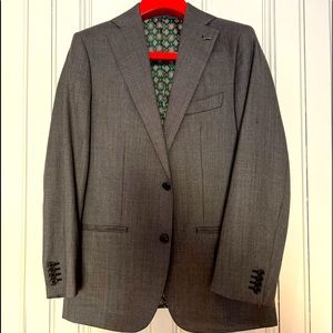 Suitsupply Grey Suit Jacket 38R 100s wool